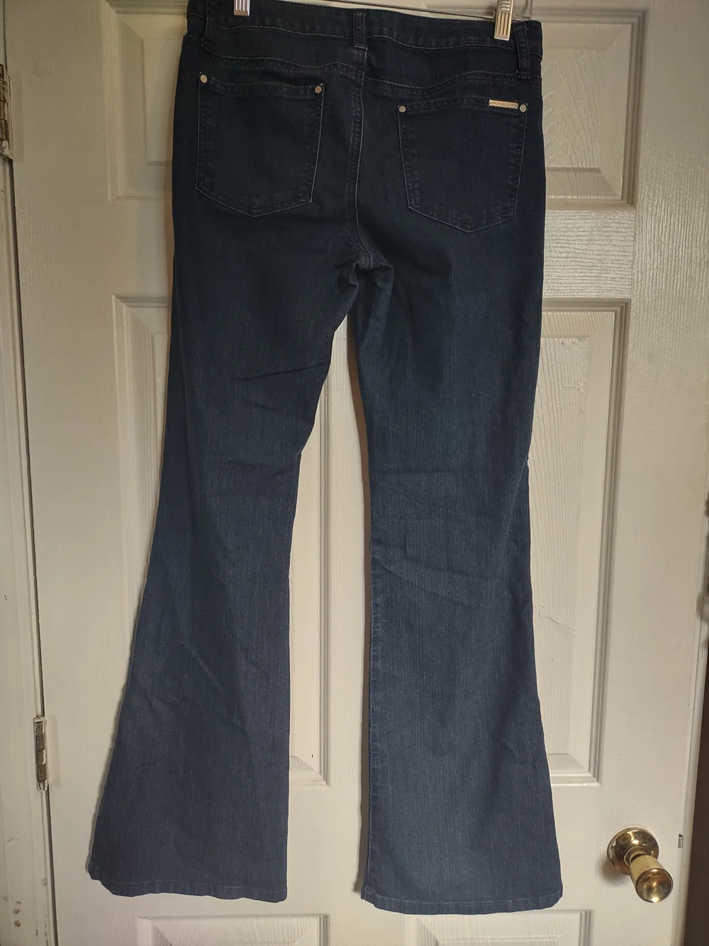 Michael Kors Dark Denim Bootcut Flare Jeans, Size 6